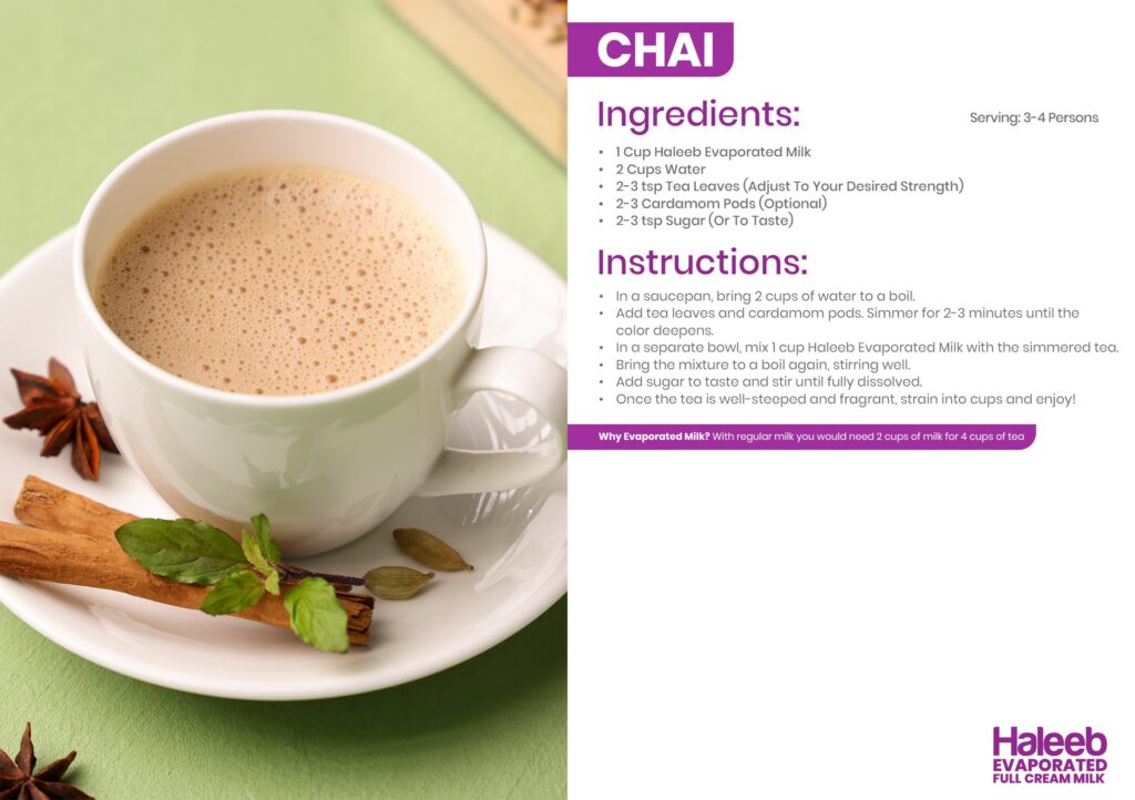 haleeb evaporated milk recipe