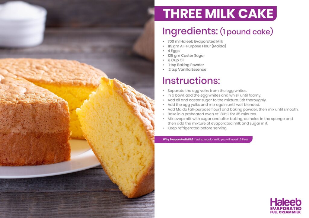 haleeb evaporated milk recipe