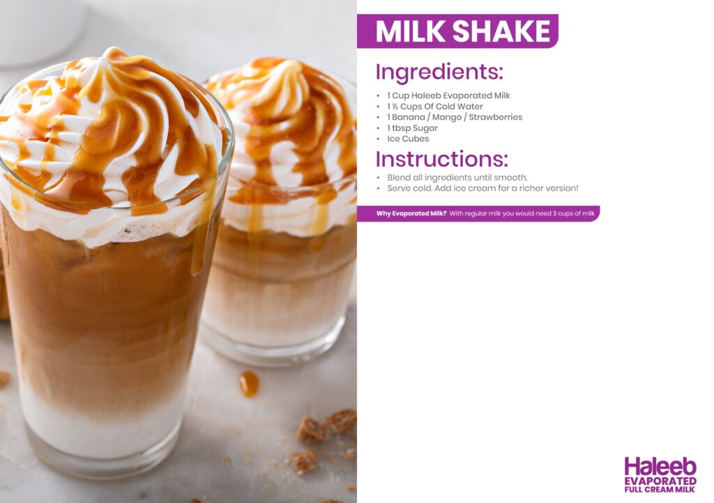 haleeb evaporated milk recipe